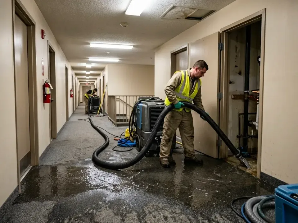 multi-unit-apartment-hallway-f-005 — frequently asked questions, Emergency Burst Pipe Water Extraction & Removal in Redwood,…